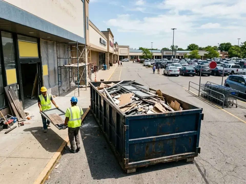 retail-store-renovation-debris-003 — frequently asked questions, Roll-off Dumpster Rentals in Wedgefield, FL